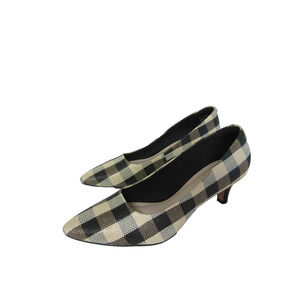 Clarks Collection Black Linvale Jerica 11 Slip On Comfort Kitten Heels Pumps